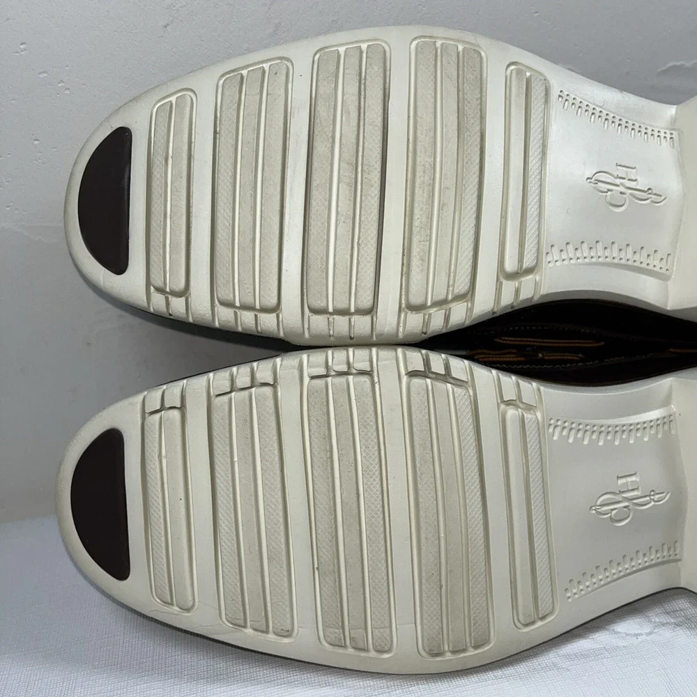 Cole Haan Mens 10M Casual Boat Shoes C12370 Brown‎ Leather Office Carrier Casual